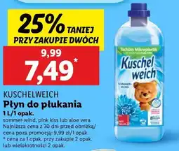 Lidl Płyn do płukania różowy Kuschelweich oferta