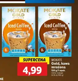 Lidl Napój kawowy iced coffee caramel Mokate Gold Premium oferta