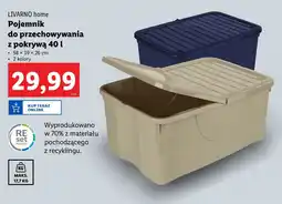 Lidl Pudełko do przechowywania 40l Livarno Home oferta