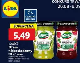 Lidl Dżem malinowy Łowicz oferta