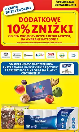 Lidl Płatki crush pillow Crownfield oferta