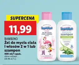 Lidl Szampon do włosów odświeżający Bambino Rodzina oferta