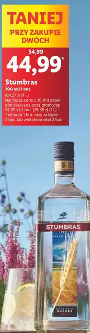 Lidl Wódka Stumbras Centenary oferta