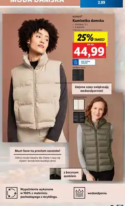 Lidl Kamizelka damska s-l Esmara oferta