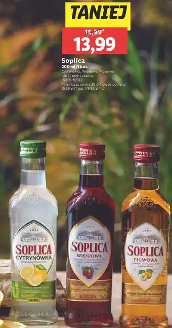 Lidl Wódka Soplica Wiśniowa oferta