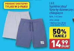ALDI Szorty chłopięce L&D oferta
