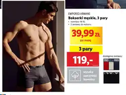 Lidl Bokserki męskie Giorgio Armani Emporio oferta