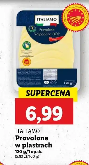 Lidl Ser provolone Italiamo oferta