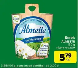 Carrefour Express Serek śmietankowy Hochland Almette oferta