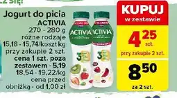 Carrefour Express Jogurt truskawka-kiwi Danone Activia oferta