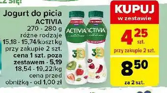 Carrefour Express Jogurt truskawka-kiwi Danone Activia oferta