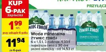 Carrefour Express Woda niegazowana Żywiec Zdrój oferta