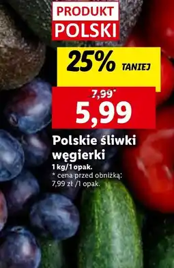 Lidl Śliwki oferta