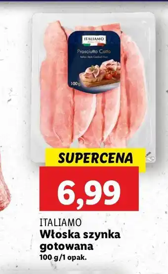 Lidl Szynka prosciutto cotto Italiamo oferta