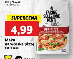 Lidl Mąka na pizzę włoską Farine selezione denti oferta