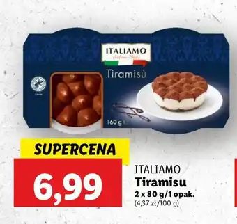 Lidl Deser tiramisu Italiamo oferta