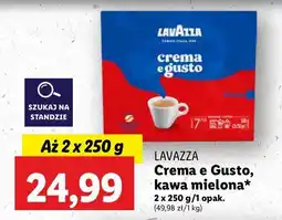Lidl Kawa classico Lavazza crema & gusto oferta