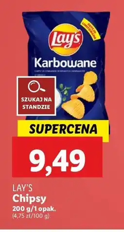 Lidl Chipsy tzatziki Lay's karbowane Frito lay lay's oferta