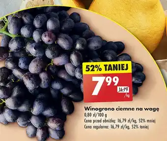 Biedronka Winogrona ciemne oferta