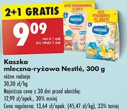 Biedronka Kaszka mleczno-ryżowa banan Nestle kaszka oferta