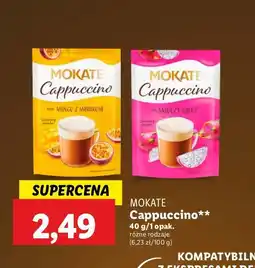 Lidl Cappuccino mango z marakują Mokate cappuccino oferta