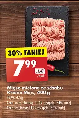 Biedronka Mięso mielone ze schabu Kraina mięs oferta