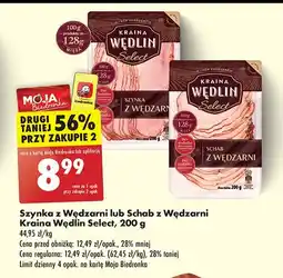 Biedronka Schab z wędzarni Kraina wędlin select oferta