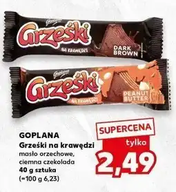 Kaufland Wafelek peanut butter Grześki na krawędzi oferta