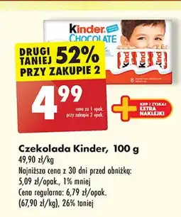 Biedronka Czekoladki Kinder chocolate oferta