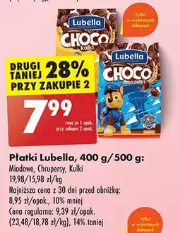 Biedronka Płatki choco kulki Lubella mlekołaki oferta