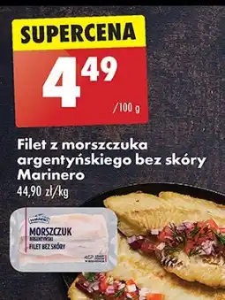Biedronka Morszczuk argentyński filet bez skóry Marinero oferta