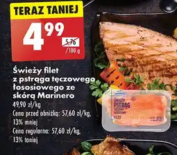 Biedronka Pstrąg tęczowo-łososiowy filet Marinero oferta