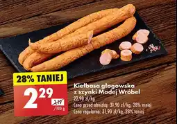 Biedronka Kiełbasa głogowska z szynki Madej & wróbel oferta