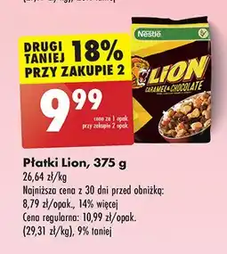 Biedronka Płatki śniadaniowe Lion oferta