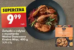 Biedronka Żołądki z indyka z musztardą wolno gotowane Kraina mięs oferta