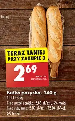 Biedronka Bułka paryska oferta