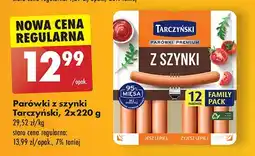 Biedronka Parówki z szynki Tarczyński oferta