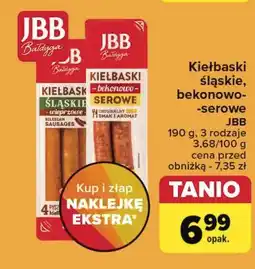 Carrefour Kiełbaski bekonowo-serowe Jbb Bałdyga oferta