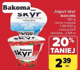 Carrefour Jogurt malina- truskawka Bakoma Skyr oferta