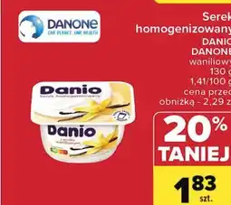 Carrefour Serek waniliowy Danone Danio oferta
