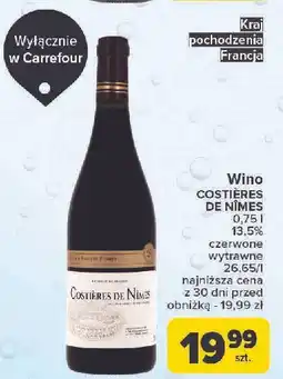 Carrefour Wino Costieres De Nimes oferta