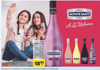 Carrefour Wino Monte Santi Frizzante Rose oferta