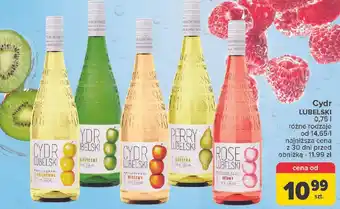 Carrefour Cydr porzeczka Lubelski Rose oferta
