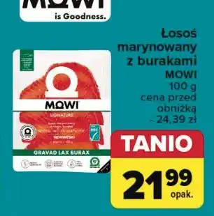 Carrefour Łosoś wędzony z burakiem Mowi Signature oferta