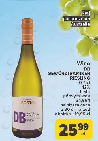 Carrefour Wino De Bortoli Gewurztraminer Riesling oferta