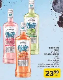 Carrefour Wódka Lubelska Chill Lychee Pop oferta