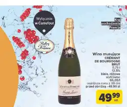 Carrefour Wino bio Cremant De Bourgogne oferta