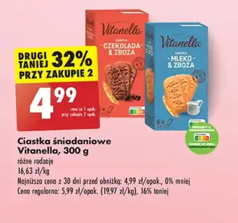 Biedronka Ciastka Vitanella oferta