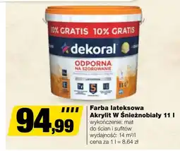 Bricomarche Farba lateksowa Dekoral oferta