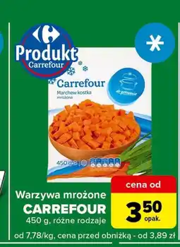 Carrefour Express Mrożone warzywa Carrefour oferta